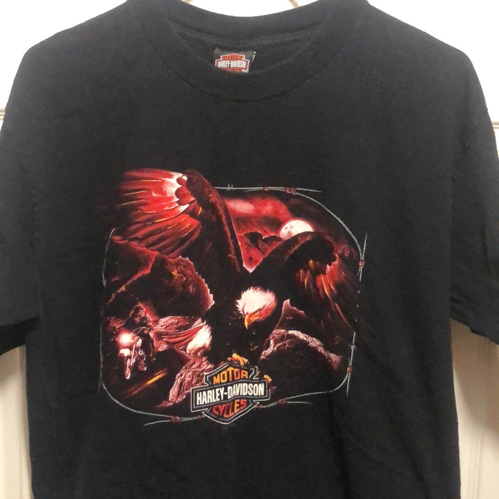 Harley Davidson eagle ft Washington motorcycle tee